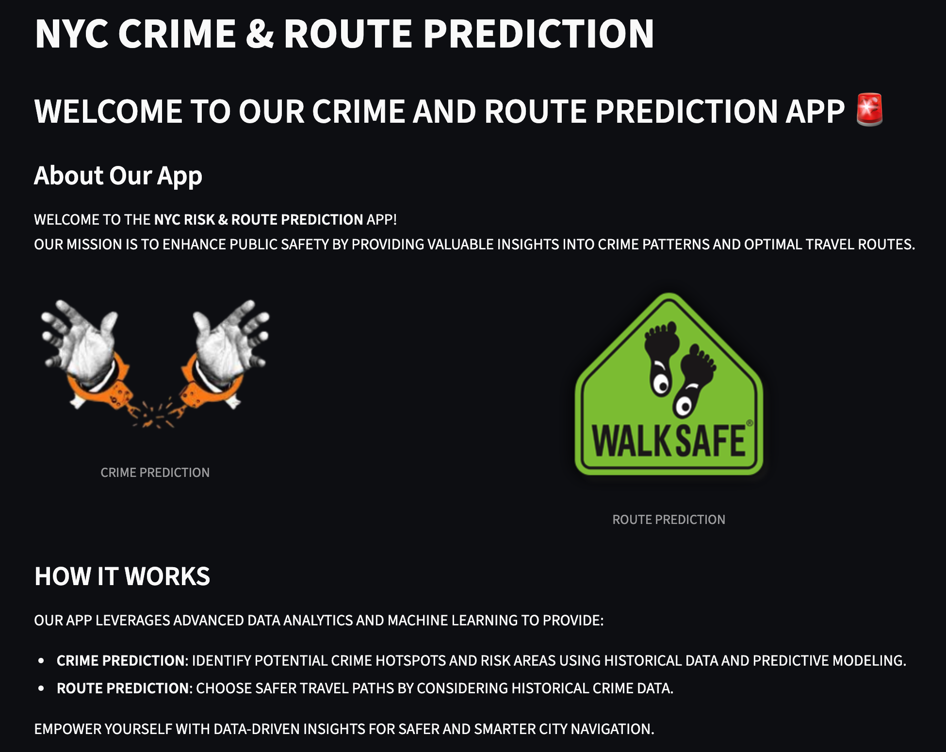NYC Crime Risk & Route Prediction